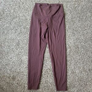 Colorfulkoala Purple Mauve Leggings Casual Comfy Lightweight Athleisure Yoga